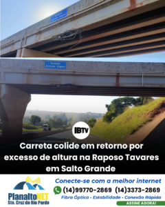 Post de notícia jornalístico preto e vermelho
