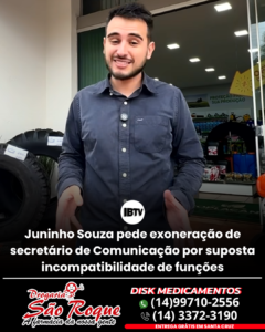 Post de notícia jornalístico preto e vermelho