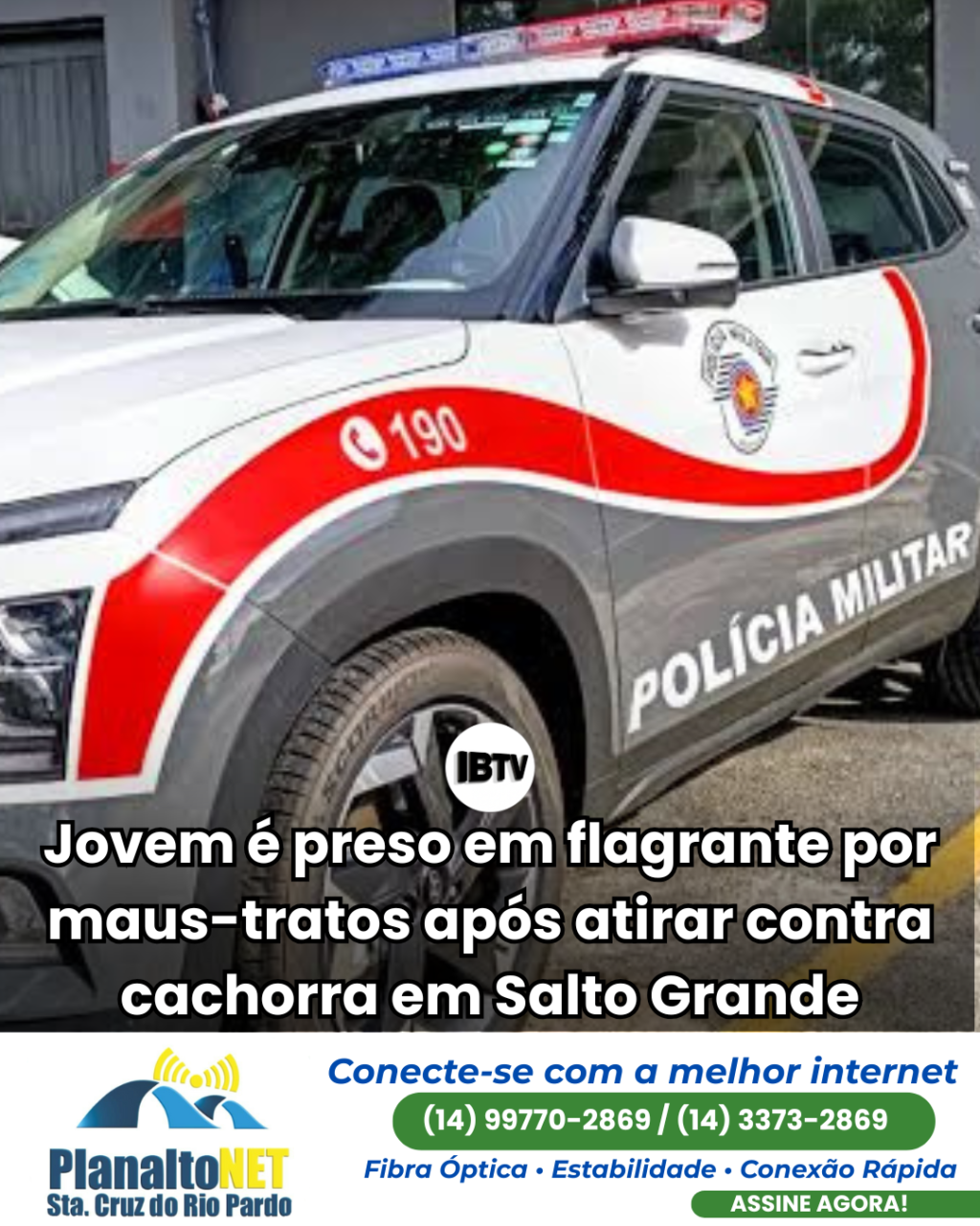 Post de notícia jornalístico preto e vermelho