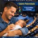 Senado aprova ampliação da licença-paternidade para 20 dias e cria salário-paternidade