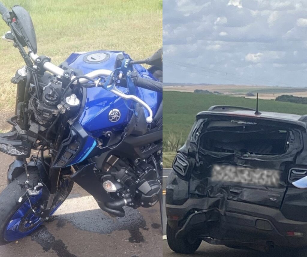 Post de notícia jornalístico preto e vermelho