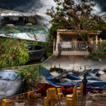 Tempestade de grau 3 com ventos de até 100 km/h causa estragos em Santa Cruz do Rio Pardo