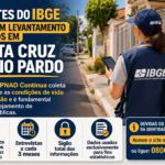 Agentes do IBGE realizam levantamento de dados em Santa Cruz do Rio Pardo