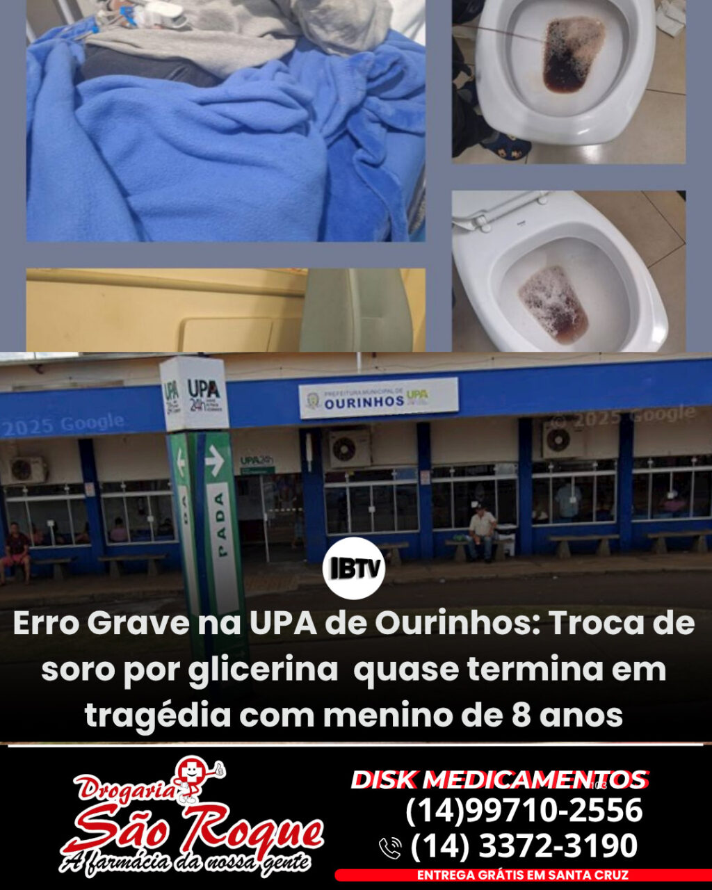 Post de notícia jornalístico preto e vermelho - 3