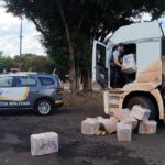 Policiamento Rodoviário apreende mais de 440 kg de maconha após perseguição em Palmital